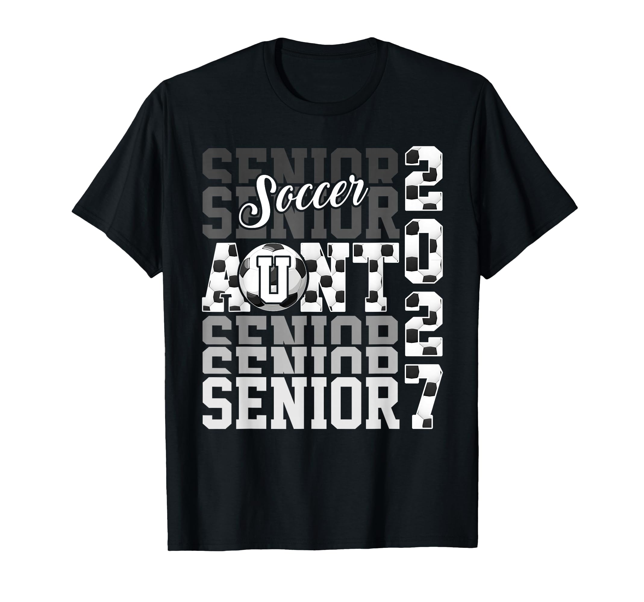 Senior 2027 Soccer Aunt Proud Family T-Shirt - Unique Graphic Men Women - T-Shirt, Sweatshirt, Hoodie