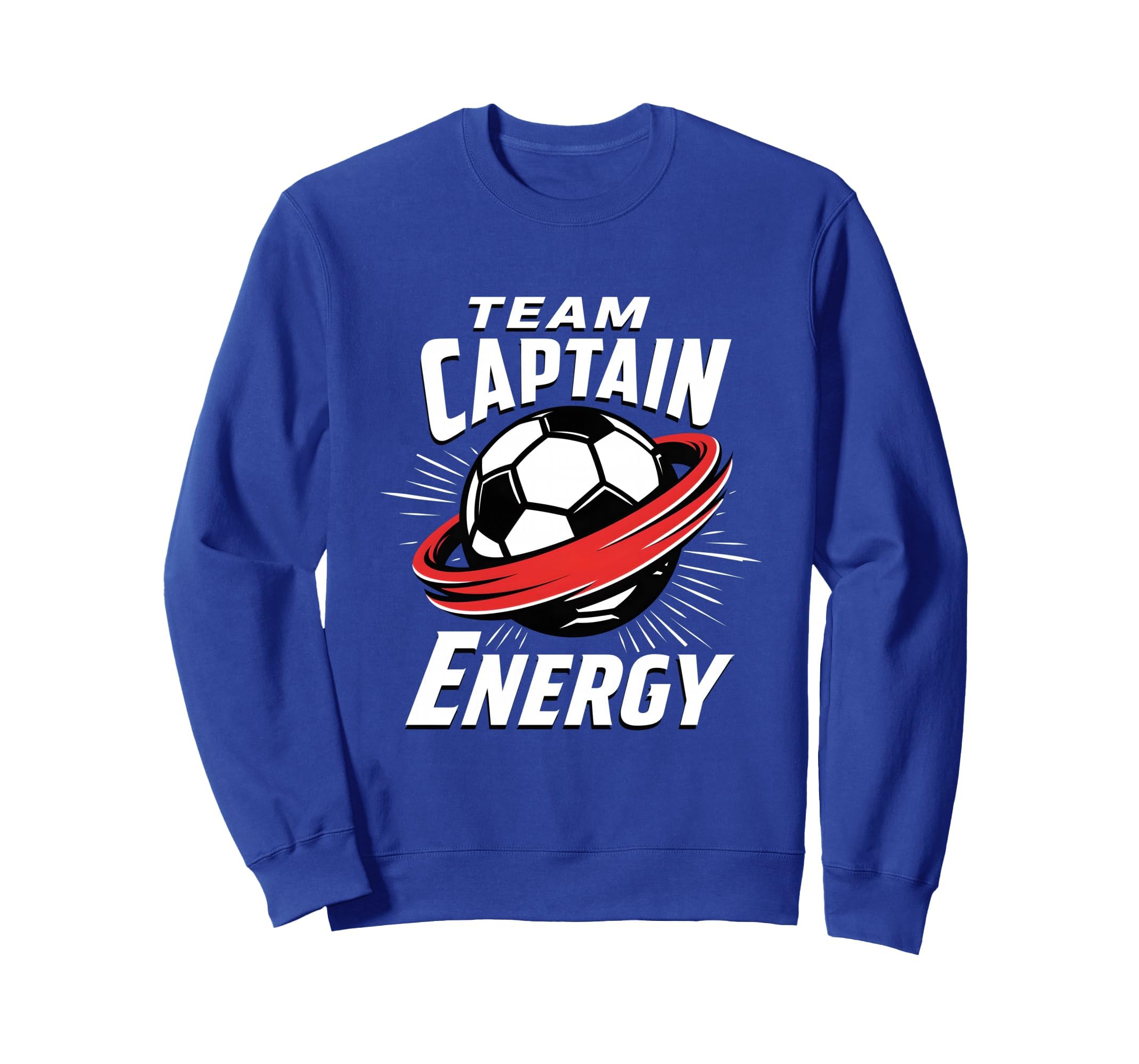 Team Captain Energy Soccer Sweatshirt - Unique Graphic for Adults - T-Shirt, Sweatshirt, Hoodie