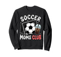 Soccer Moms Club Trendy Gameday Sweatshirt - Custom Art Print for Adults - T-Shirt, Sweatshirt, Hoodie