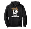 Ball Mommom Funny Soccer Volleyball Mom Hoodie - Trendy Graphic for Adults - T-Shirt, Sweatshirt, Hoodie