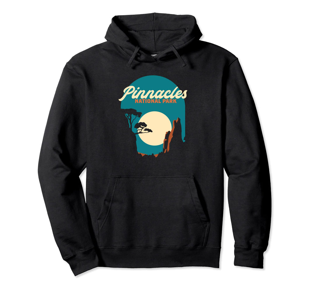 Pinnacles National Park 80S Night Hoodie - Trendy Graphic Unisex - T-Shirt, Sweatshirt, Hoodie