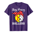 Busy Raising Ballers Funny Softball T-Shirt - Custom Art Print Unisex - T-Shirt, Sweatshirt, Hoodie