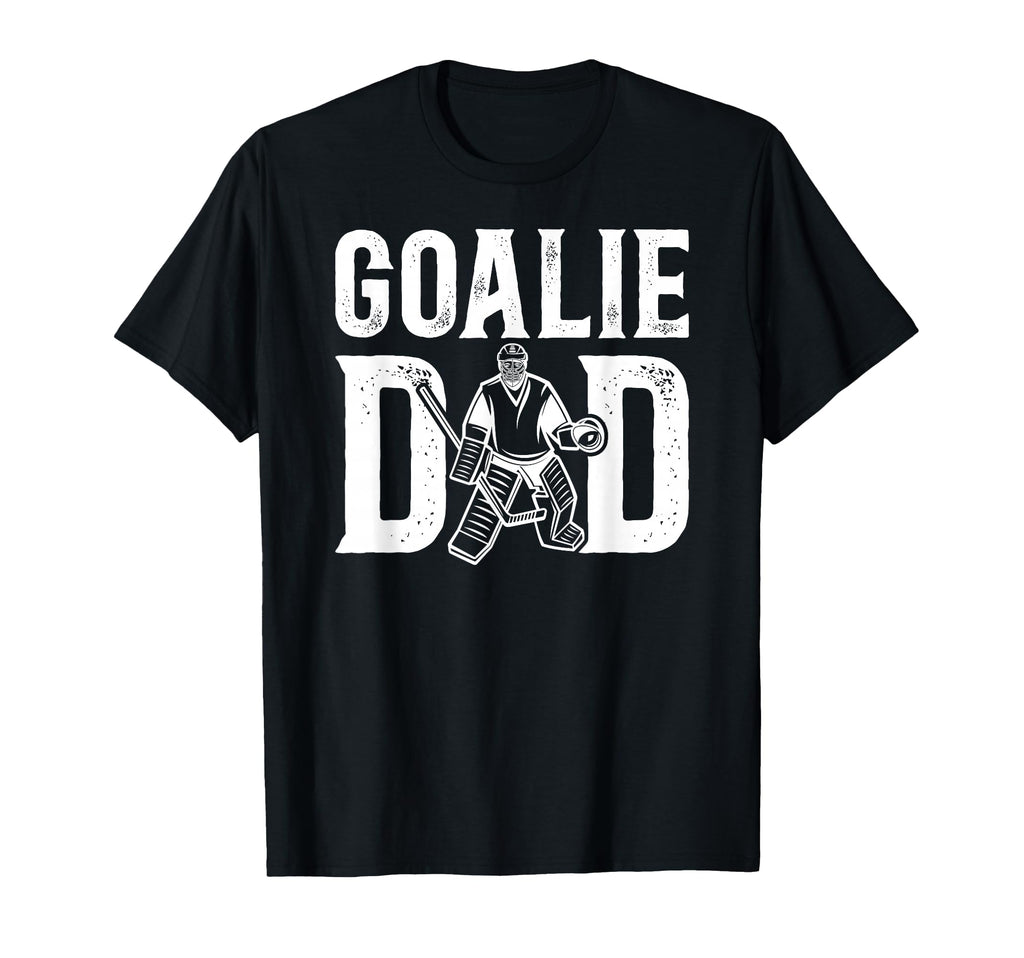 Ice Hockey Goalie Dad Ice Hockey T-Shirt - Custom Art Print Men Women - T-Shirt, Sweatshirt, Hoodie