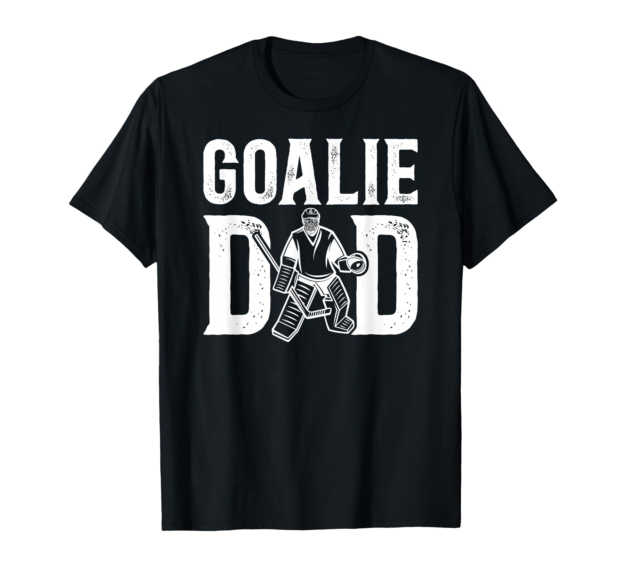 Ice Hockey Goalie Dad Ice Hockey T-Shirt - Custom Art Print Men Women - T-Shirt, Sweatshirt, Hoodie