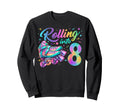 Roller Skates Birthday Skating Sweatshirt - Custom Art Print for Adults - T-Shirt, Sweatshirt, Hoodie