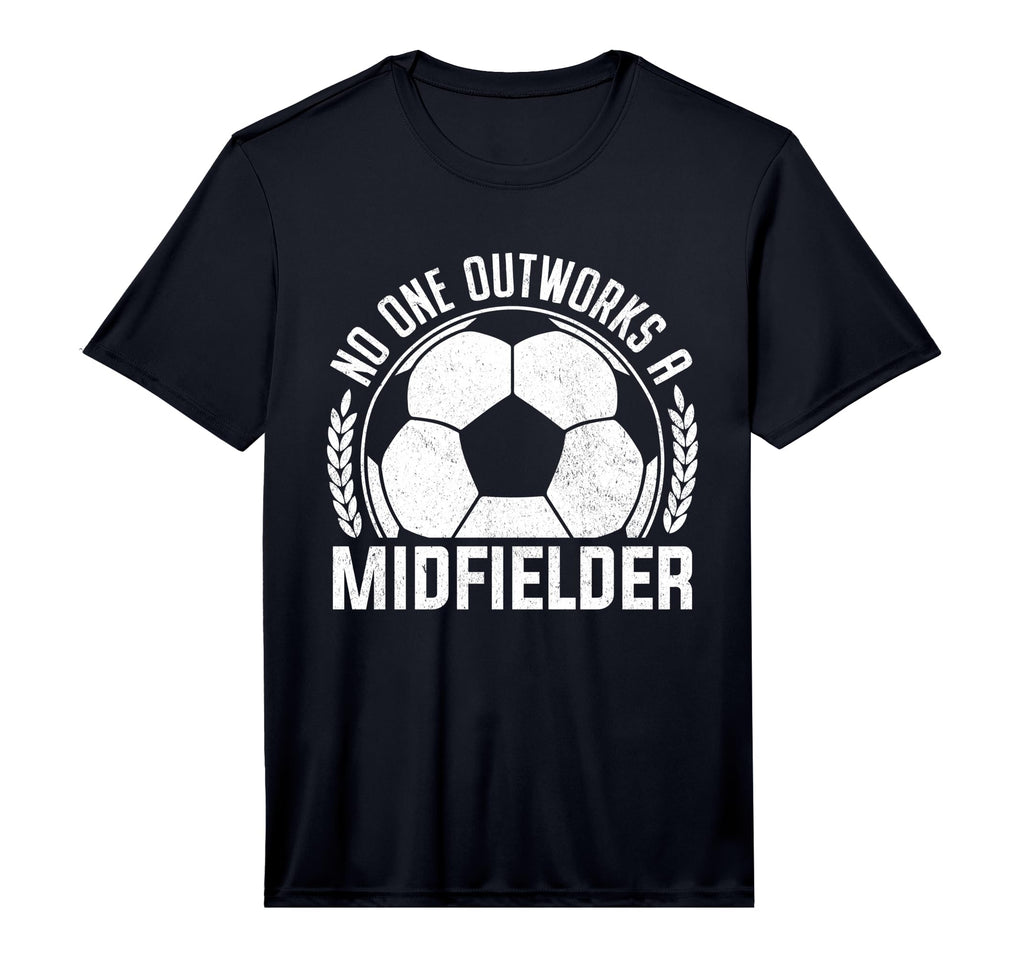 Mens No One Outworks Midfielder T-Shirt - Aesthetic Graphic Men Women - T-Shirt, Sweatshirt, Hoodie