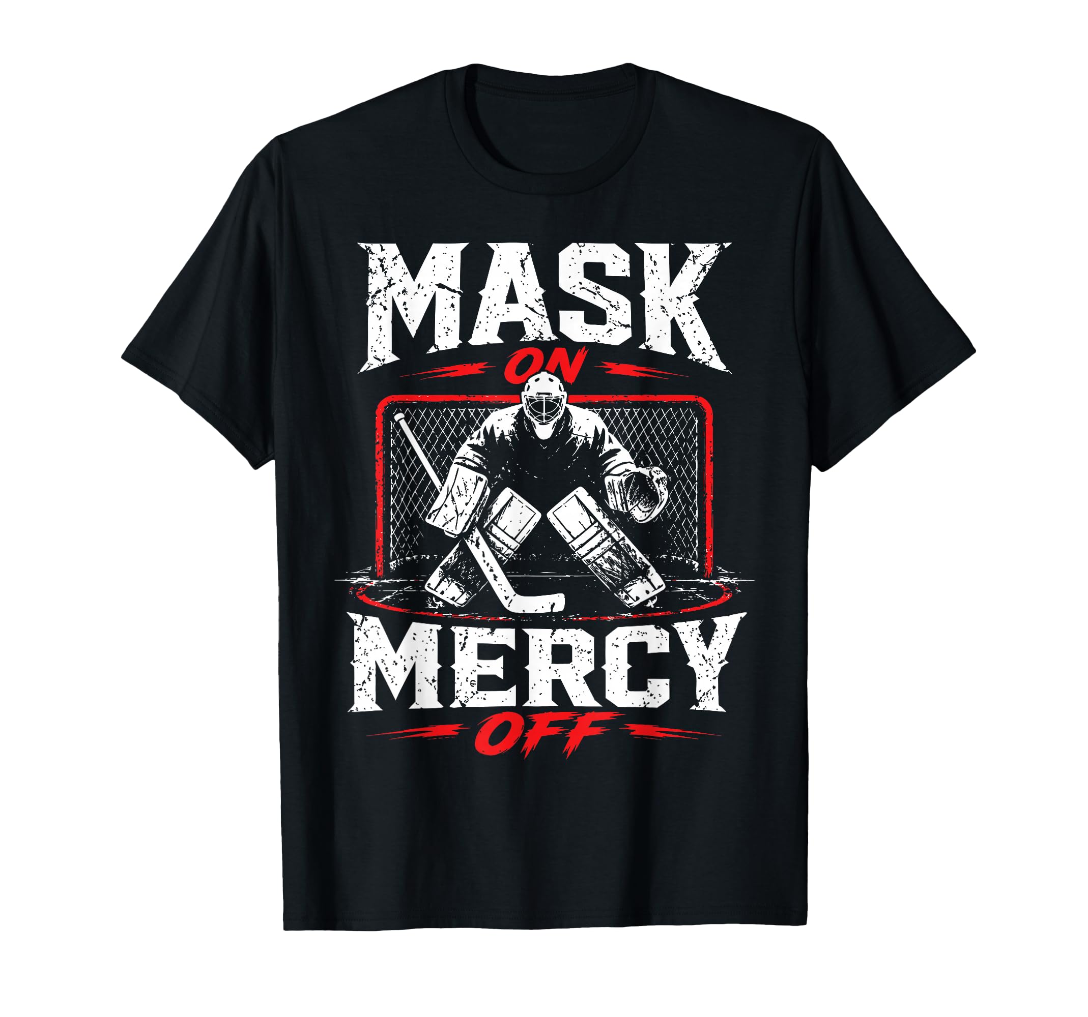 Ice Hockey Goalkeeper Mask Hockey T-Shirt - Streetwear Style for Adults - T-Shirt, Sweatshirt, Hoodie