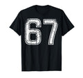 Sport Team Number 67 T-Shirt - Trendy Graphic Men Women - T-Shirt, Sweatshirt, Hoodie