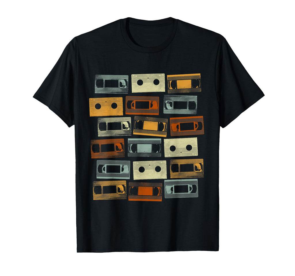 Vhs Cassette Tapes 1980S Vcr Video T-Shirt - Minimalist Print Men Women - T-Shirt, Sweatshirt, Hoodie