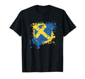 Soccer Ball Flag Sweden T-Shirt - Aesthetic Graphic Unisex - T-Shirt, Sweatshirt, Hoodie