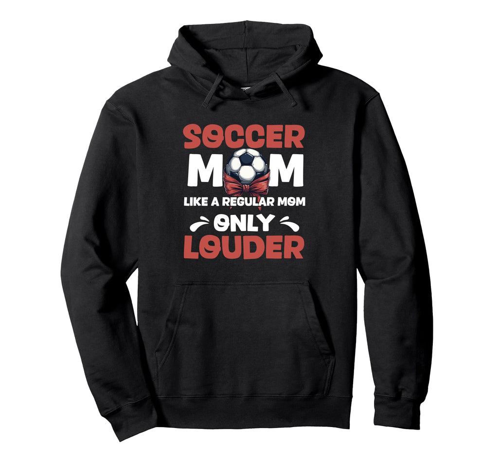 Soccer Mom Mommy Hoodie - Minimalist Print for Adults - T-Shirt, Sweatshirt, Hoodie