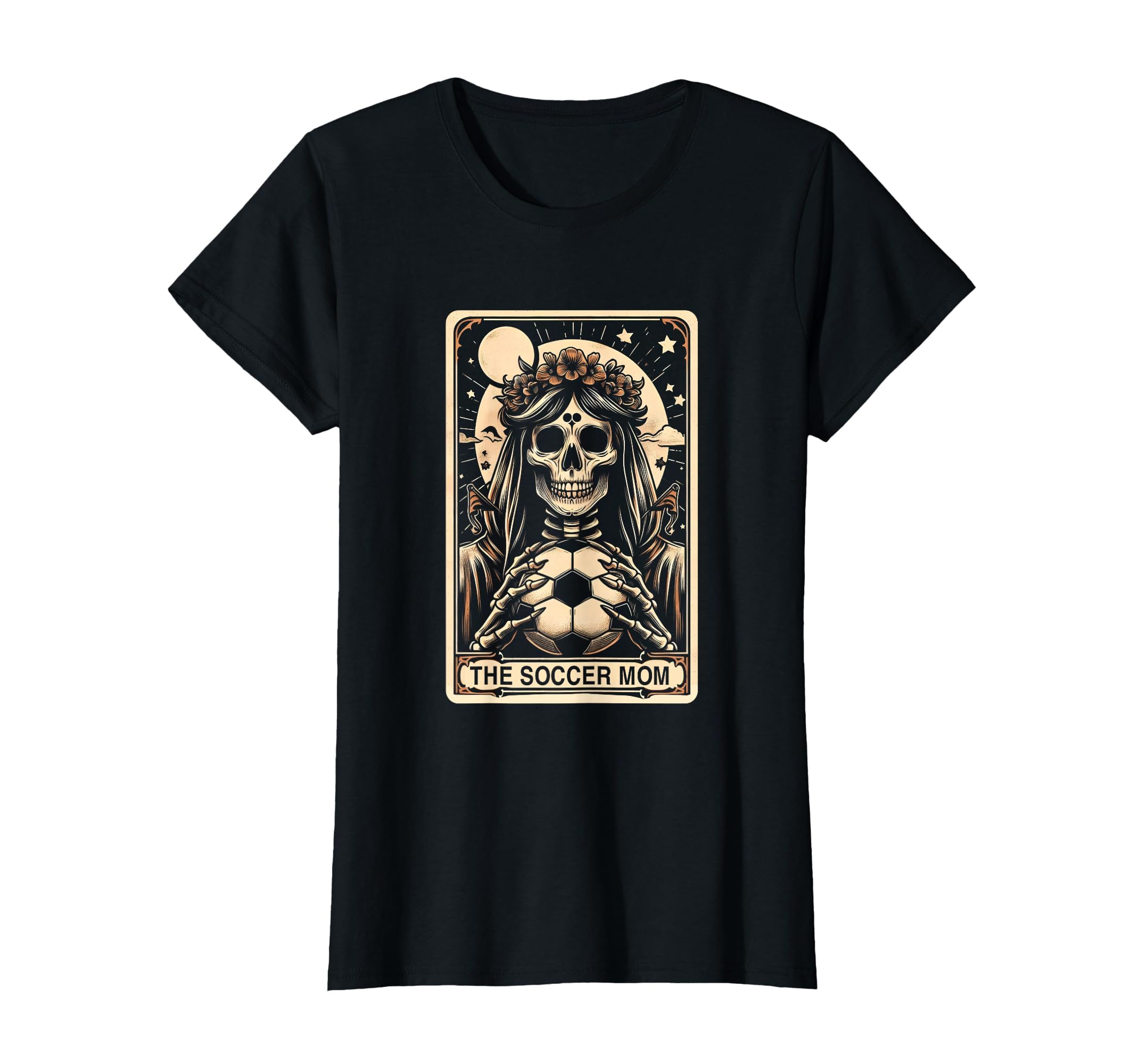 Soccer Mom Tarot Card Halloween Soccer T-Shirt - Trendy Graphic Unisex - T-Shirt, Sweatshirt, Hoodie