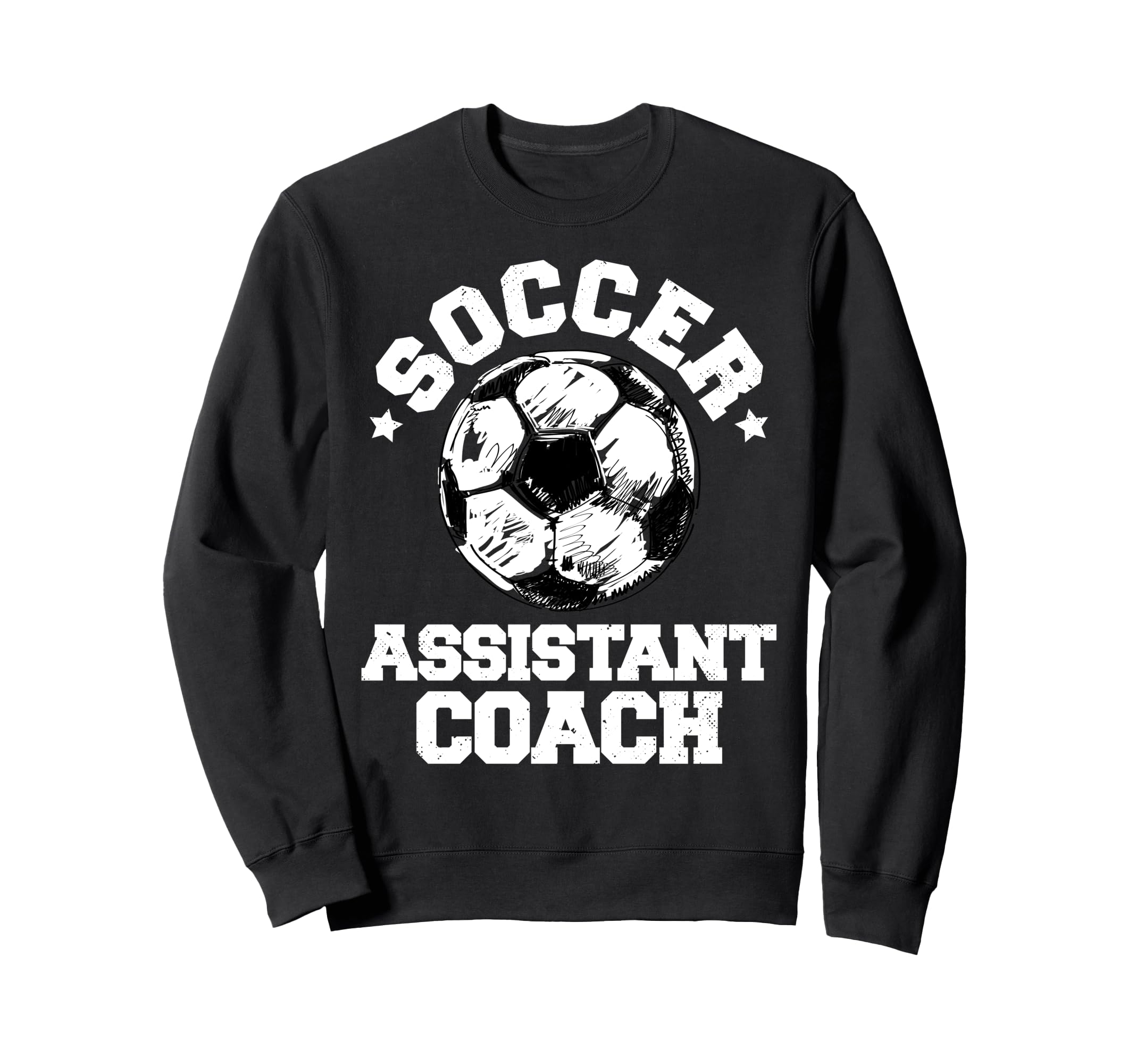 Soccer Assistant Coach Soccer Ball Sweatshirt - Minimalist Print Men Women - T-Shirt, Sweatshirt, Hoodie