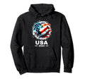 American Flag Soccer Soccer 2024 Hoodie - Streetwear Style Unisex - T-Shirt, Sweatshirt, Hoodie