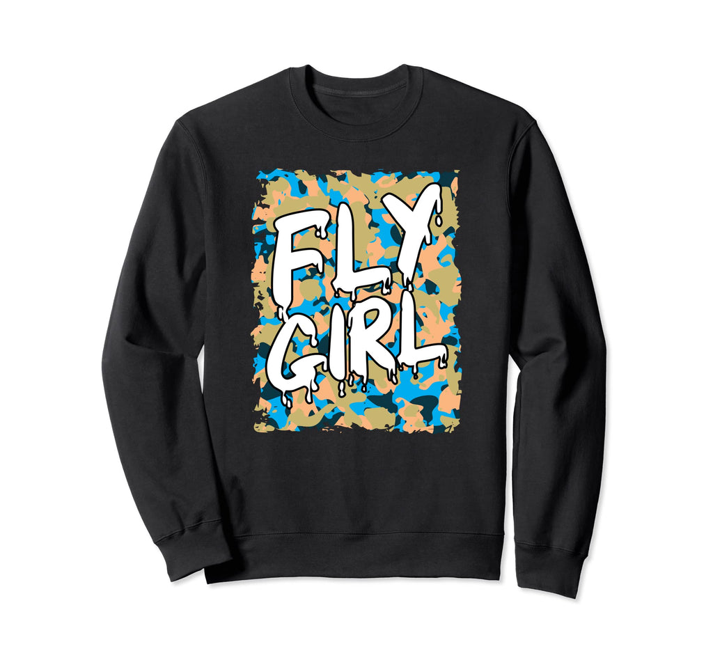 Fly Camo B 80S 90S Old School Hip Sweatshirt - Fun Novelty Design Unisex - T-Shirt, Sweatshirt, Hoodie