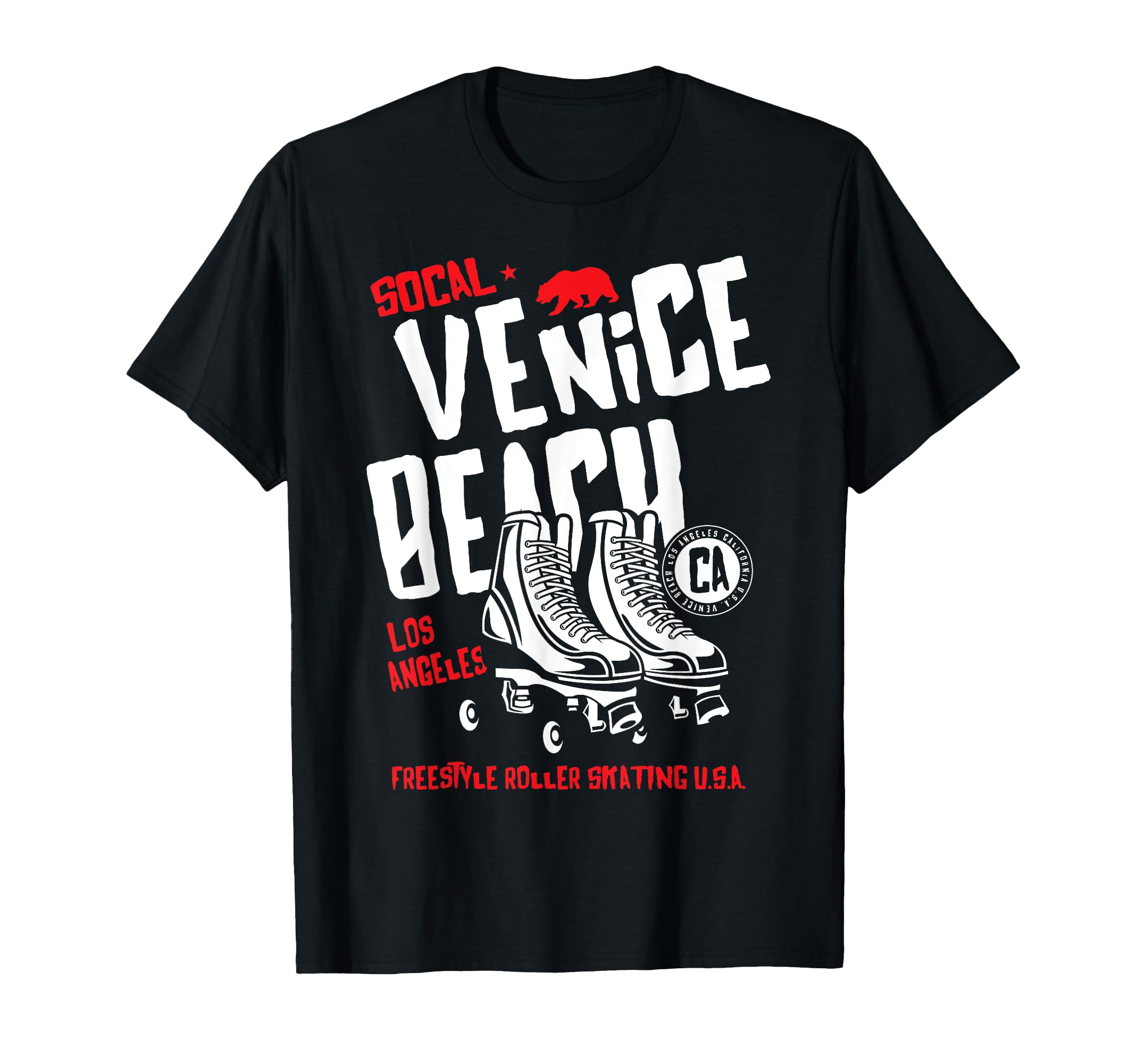 Venice Beach California Roller Skate T-Shirt - Streetwear Style Unisex - T-Shirt, Sweatshirt, Hoodie