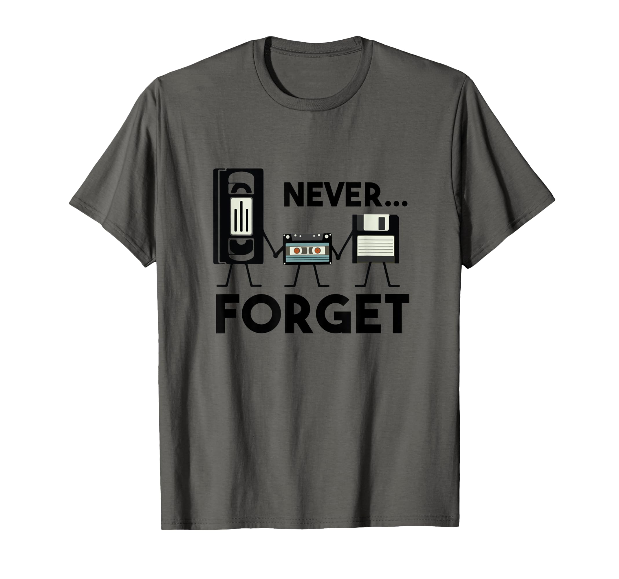 Never Forget Nostalgia Audio Video T-Shirt - Graphic Print Men Women - T-Shirt, Sweatshirt, Hoodie