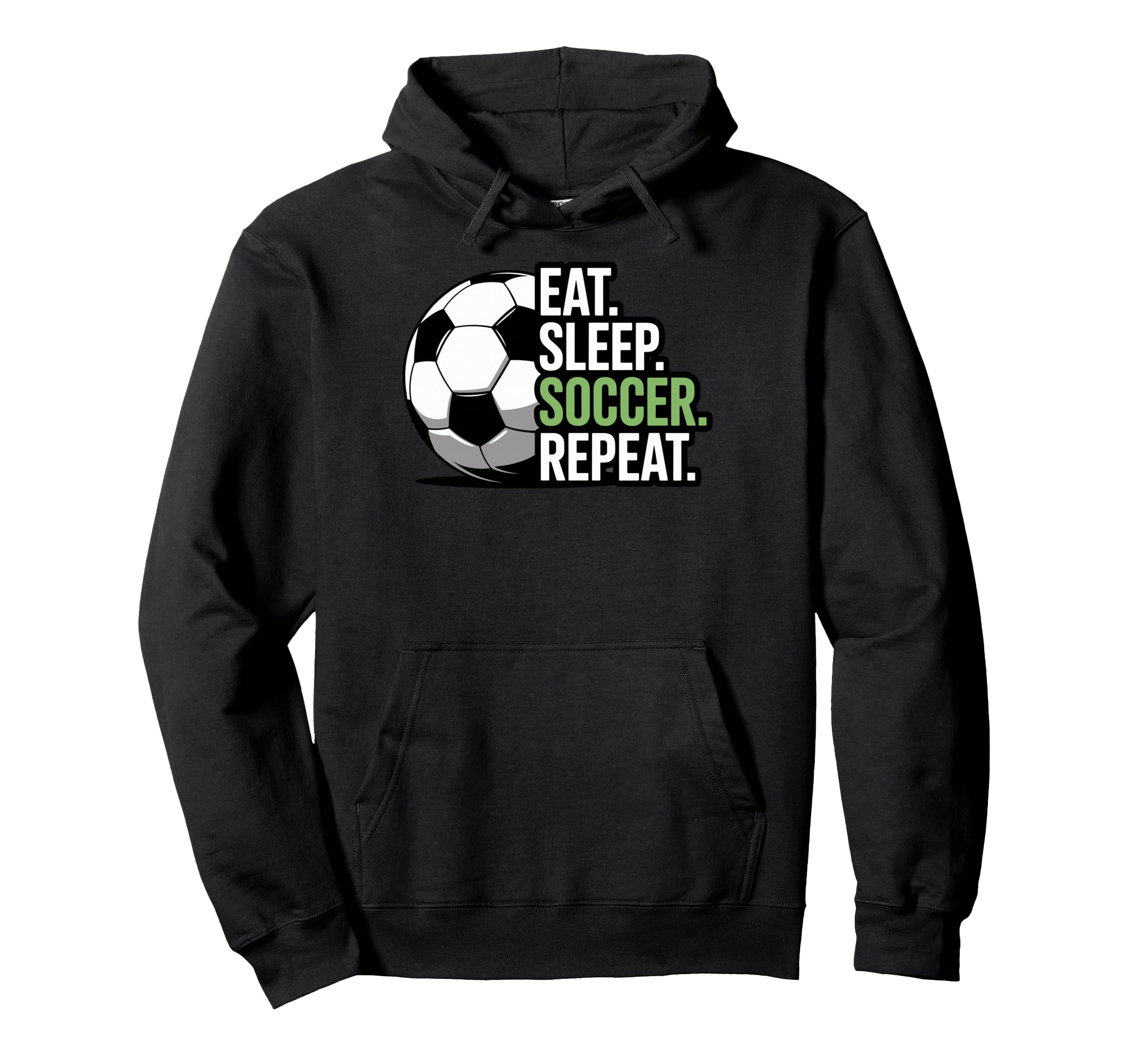 Eat Sleep Soccer Repet Goalie Player Hoodie - Streetwear Style Men Women - T-Shirt, Sweatshirt, Hoodie