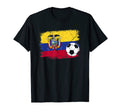Ecuador Ball Flag Patriotic Football T-Shirt - Graphic Print Men Women - T-Shirt, Sweatshirt, Hoodie