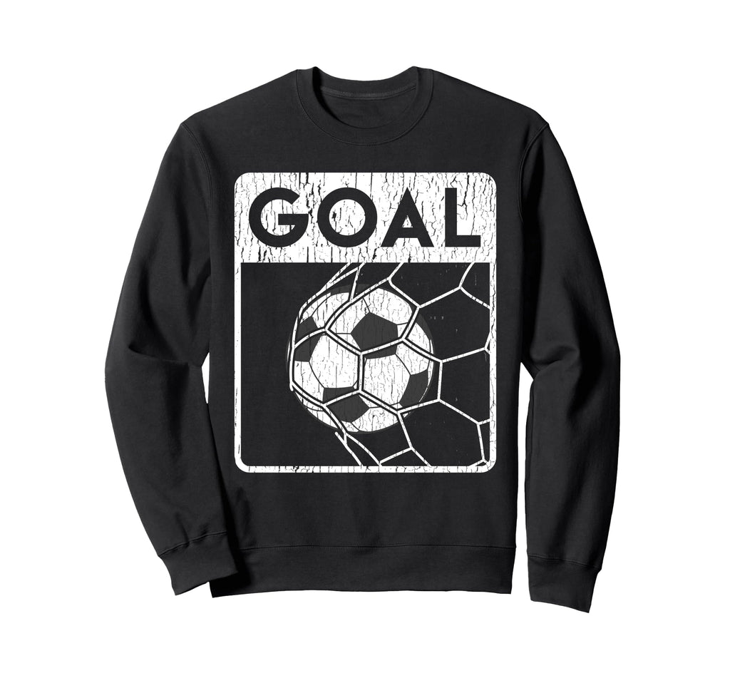 Soccer Ball Goal Funny Player Sports Sweatshirt - Graphic Print Unisex - T-Shirt, Sweatshirt, Hoodie