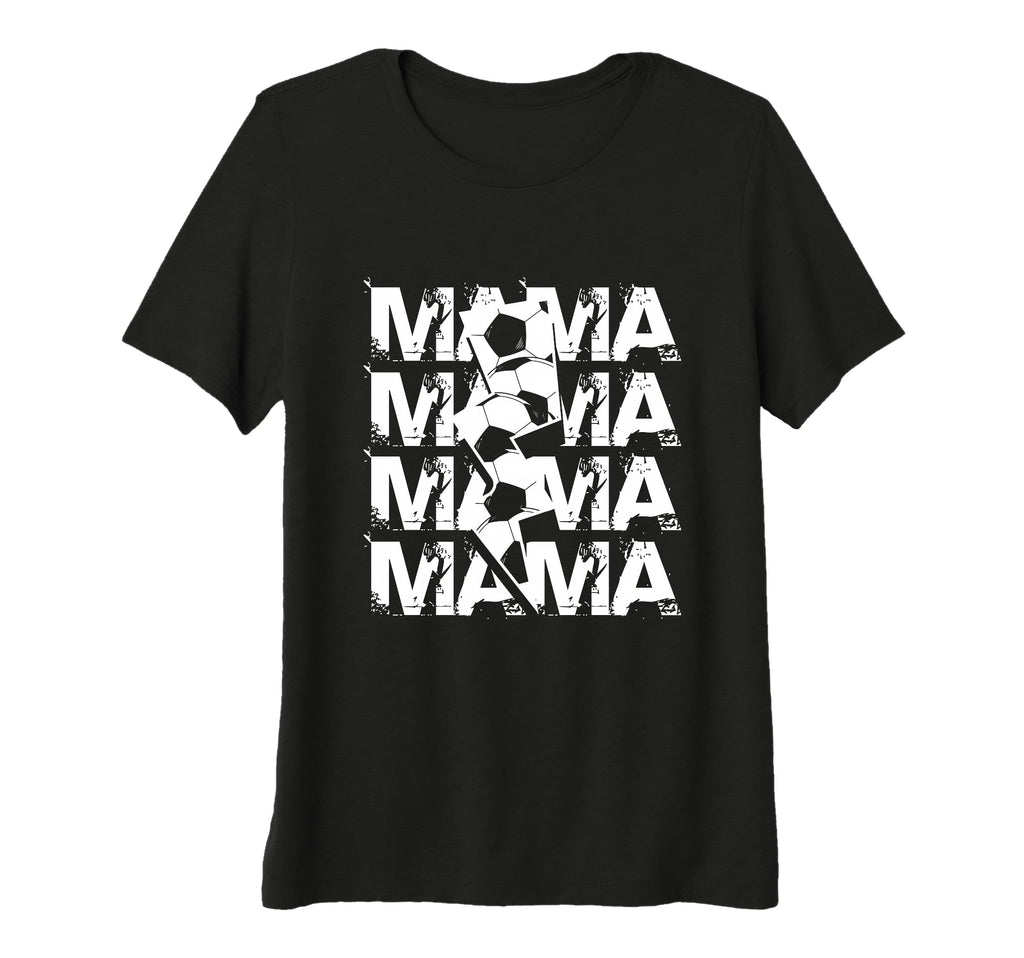 Womens Soccer Mama Mothers Day Sport T-Shirt - Graphic Print Unisex - T-Shirt, Sweatshirt, Hoodie