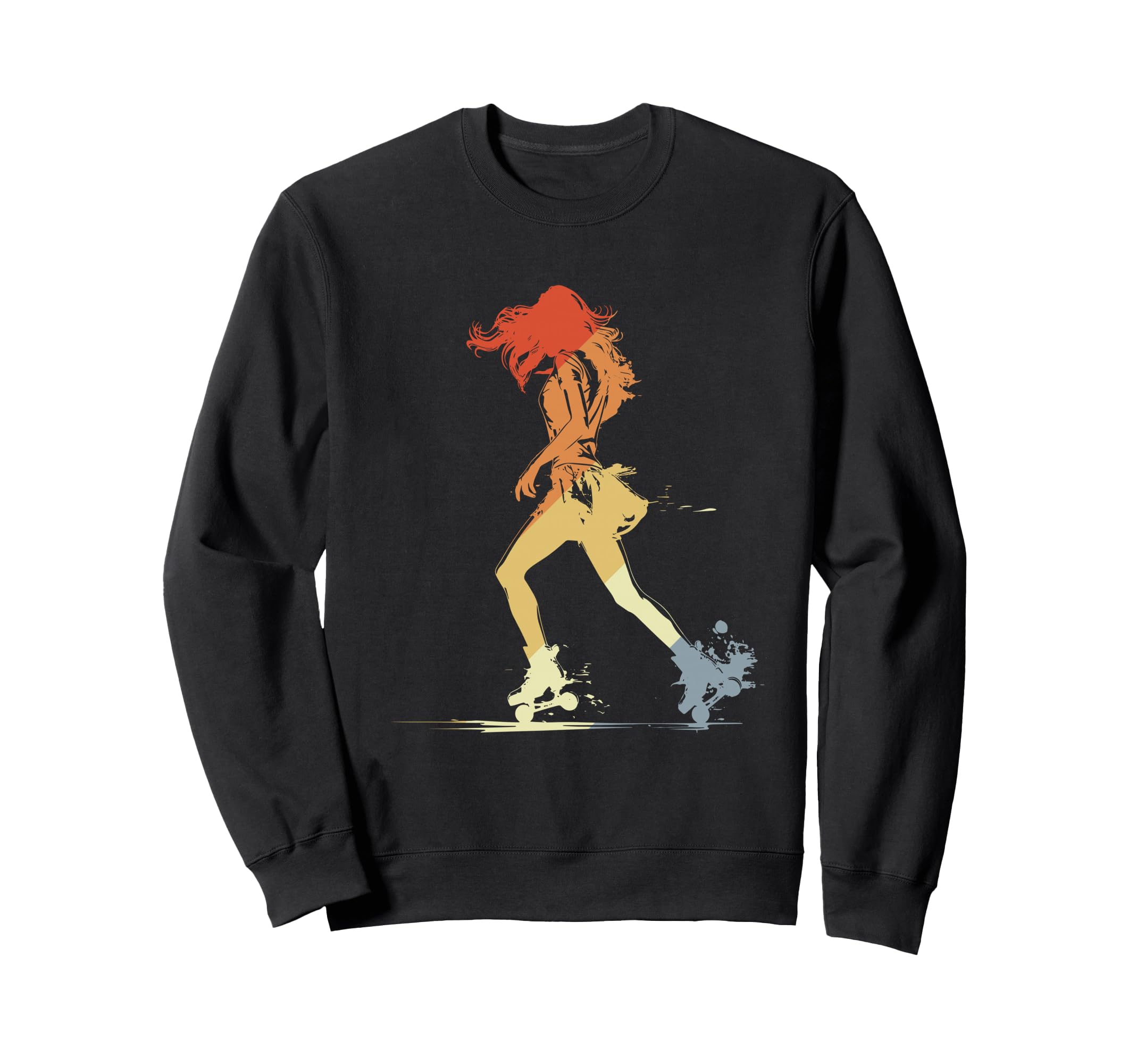 Roller Skating Sweatshirt - Custom Art Print Men Women - T-Shirt, Sweatshirt, Hoodie