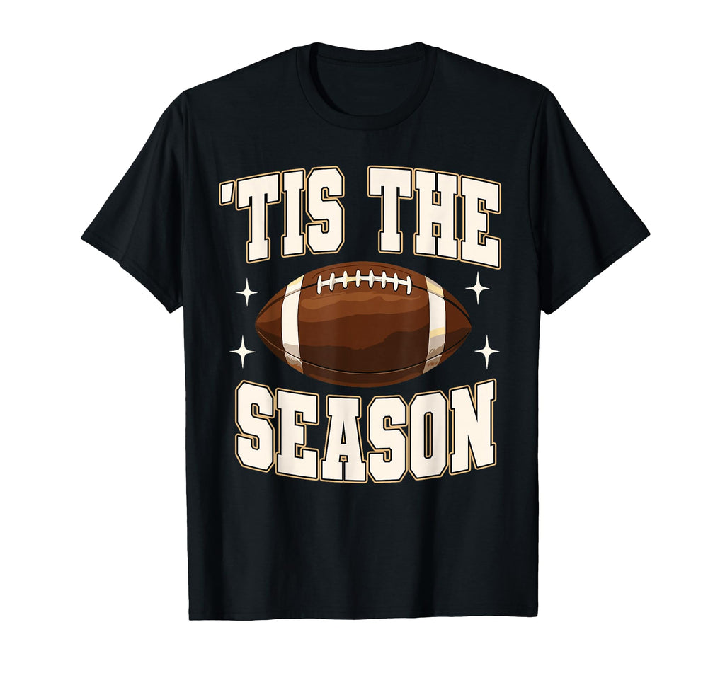 Tis Season Game Day Football Mom Mama T-Shirt - Minimalist Print Unisex - T-Shirt, Sweatshirt, Hoodie