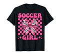 Womens Coquette Bow Ribbon Soccer T-Shirt - Streetwear Style for Adults - T-Shirt, Sweatshirt, Hoodie