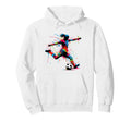 Female Footballer Soccer Player Football Hoodie - Graphic Print Unisex - T-Shirt, Sweatshirt, Hoodie