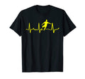 Yellow Soccer Heartbeat Yellow Male T-Shirt - Fun Novelty Design Unisex - T-Shirt, Sweatshirt, Hoodie