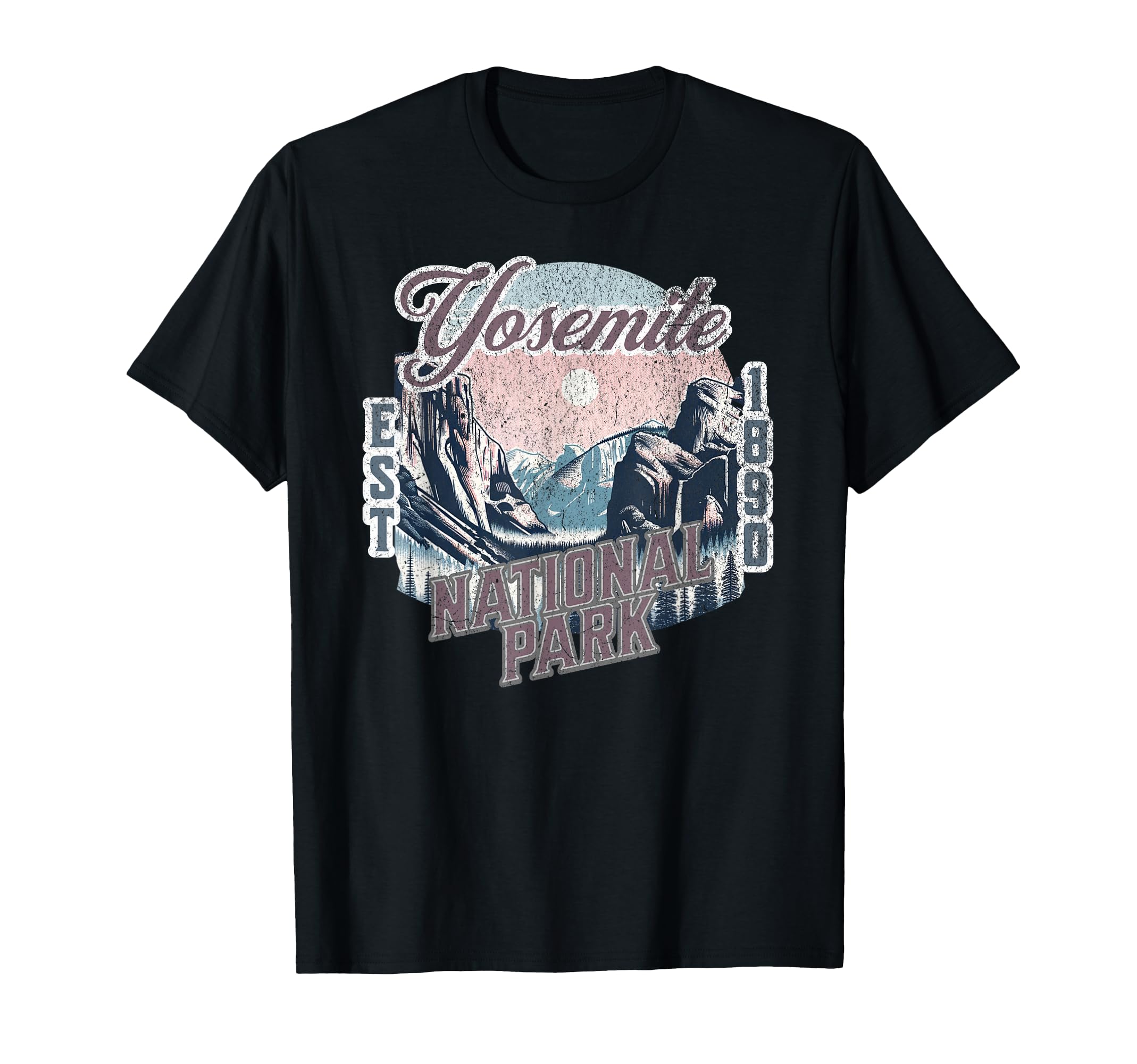 Yosemite National Park Established T-Shirt - Trendy Graphic Unisex - T-Shirt, Sweatshirt, Hoodie