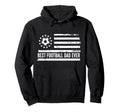 Football Soccer Coach Us American Flag Hoodie - Minimalist Print Unisex - T-Shirt, Sweatshirt, Hoodie