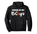 Proud My Funny Soccer Basketball Hoodie - Casual Everyday Wear for Adults - T-Shirt, Sweatshirt, Hoodie