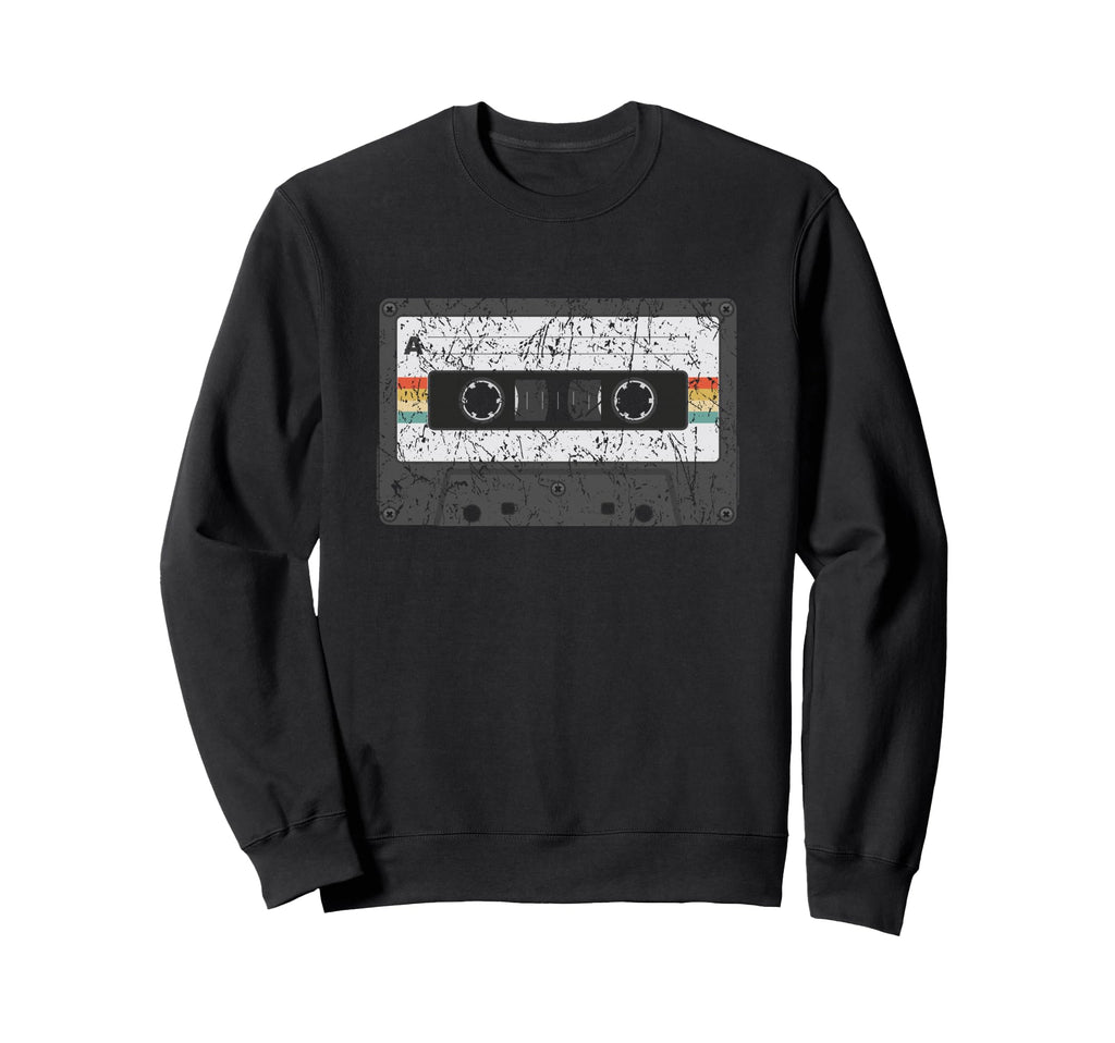 70S 80S 90S Cassette Tape Sweatshirt - Casual Everyday Wear for Adults - T-Shirt, Sweatshirt, Hoodie