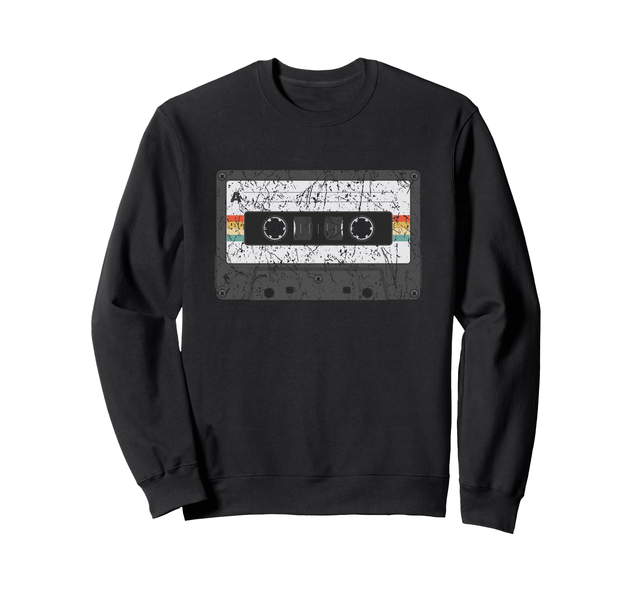 70S 80S 90S Cassette Tape Sweatshirt - Casual Everyday Wear for Adults - T-Shirt, Sweatshirt, Hoodie
