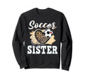 Soccer Sister Leopard Sport Sweatshirt - Casual Everyday Wear Men Women - T-Shirt, Sweatshirt, Hoodie