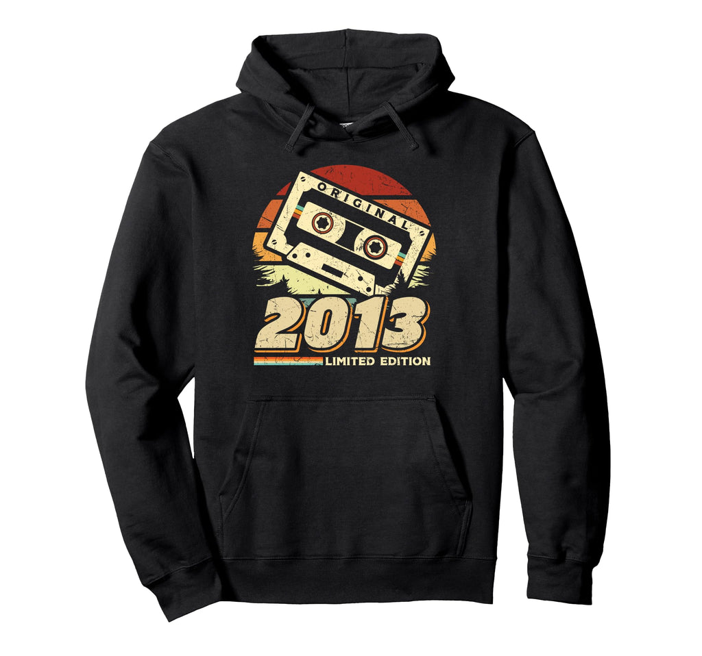 2013 Cassette Tape 13Th Birthday Hoodie - Aesthetic Graphic Men Women - T-Shirt, Sweatshirt, Hoodie
