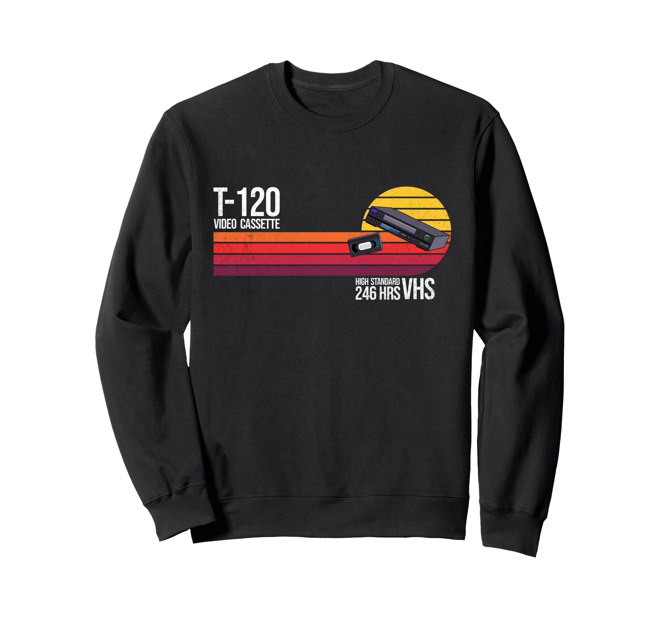 80S 90S Music Nostalgia Video Sweatshirt - Graphic Print for Adults - T-Shirt, Sweatshirt, Hoodie