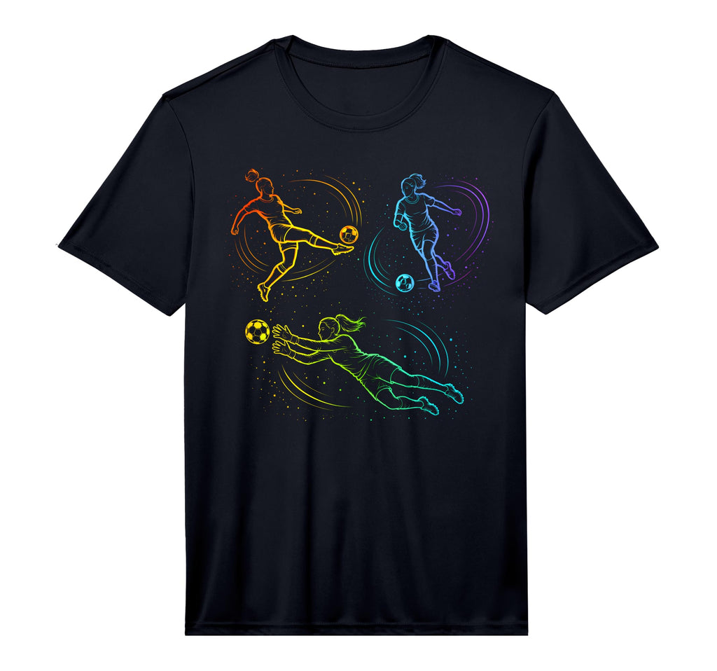 Womens Soccer Goalie Soccer Player T-Shirt - Custom Art Print Unisex - T-Shirt, Sweatshirt, Hoodie