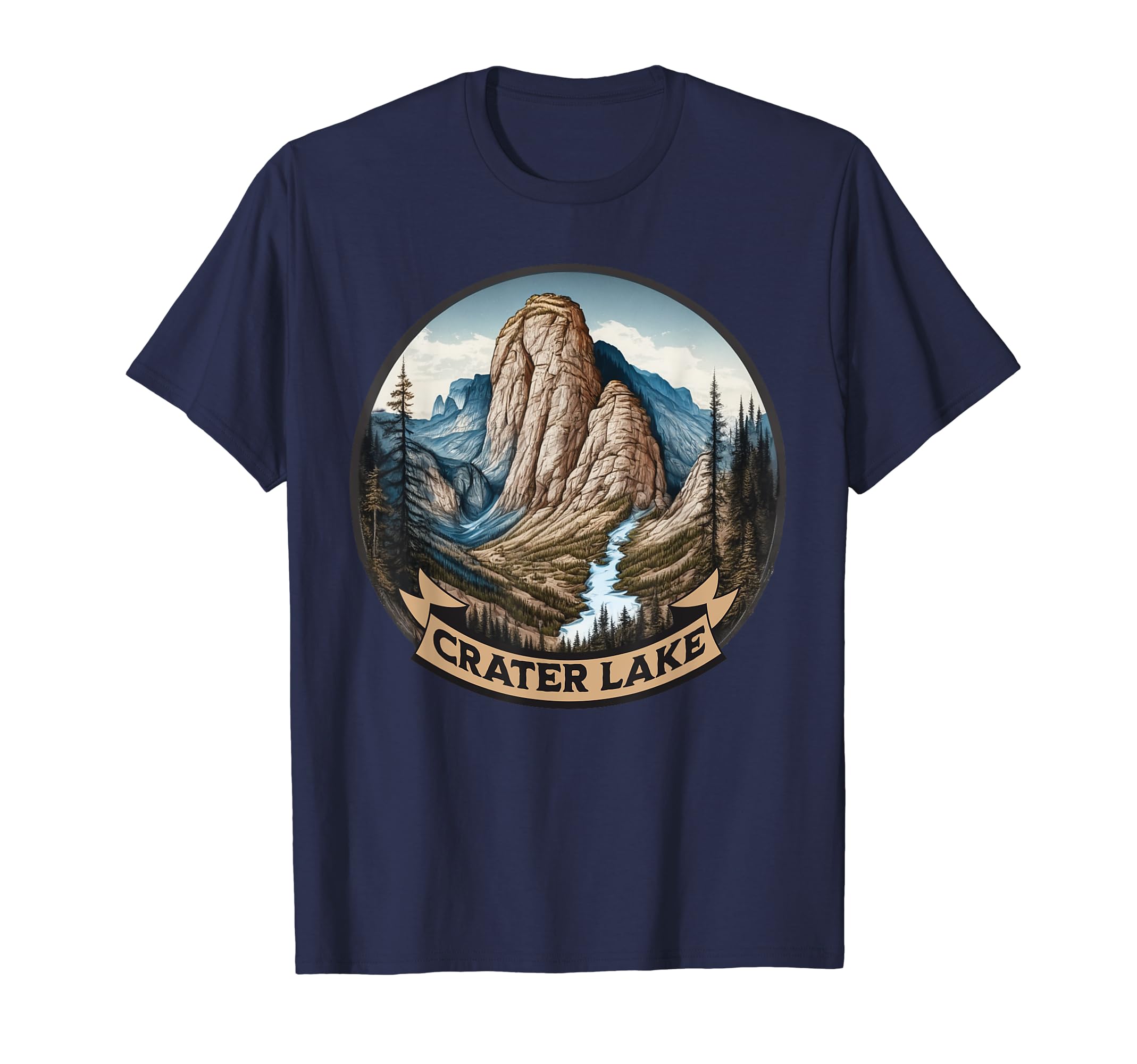 Crater Lake National Park Oregon T-Shirt - Fun Novelty Design Men Women - T-Shirt, Sweatshirt, Hoodie