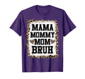 Mama Mommy Mom Bruh Bleached Leopard T-Shirt - Aesthetic Graphic Men Women - T-Shirt, Sweatshirt, Hoodie