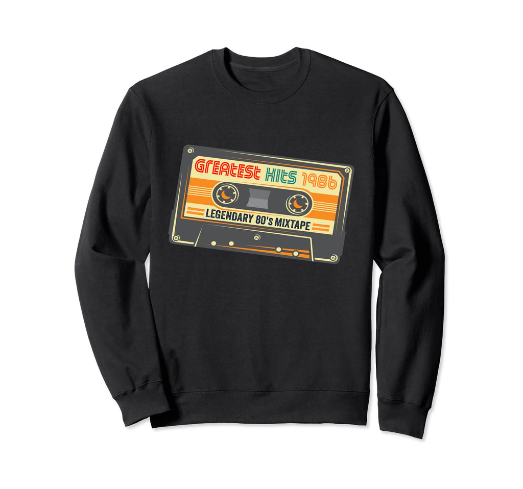 Best 1986 Birthday Gifts Cassette Sweatshirt - Trendy Graphic for Adults - T-Shirt, Sweatshirt, Hoodie