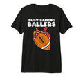 Busy Raising Ballers American T-Shirt - Fun Novelty Design for Adults - T-Shirt, Sweatshirt, Hoodie