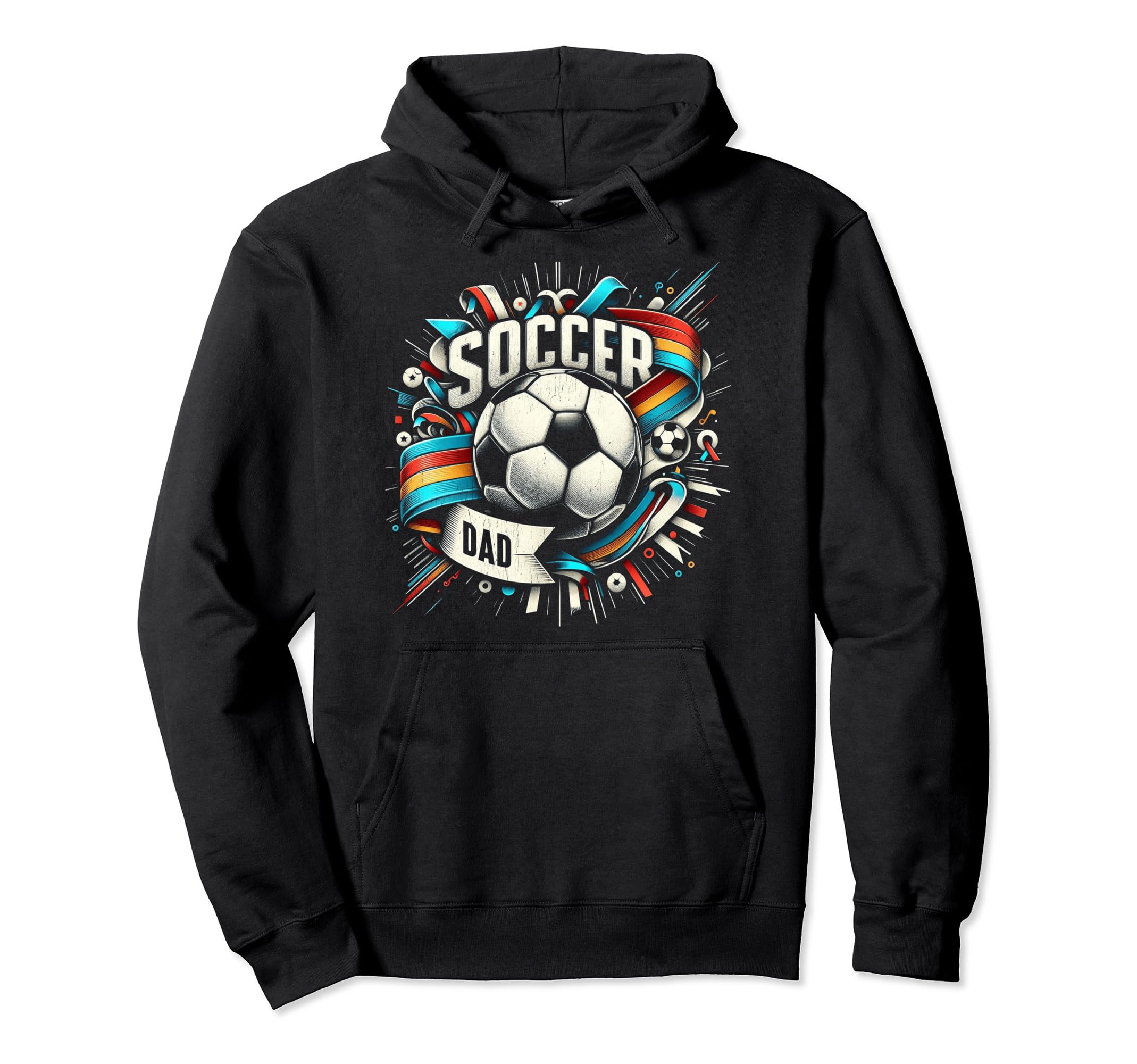 Soccer Dad Family Matching Dad Fathers Day Hoodie - Custom Art Print Unisex - T-Shirt, Sweatshirt, Hoodie