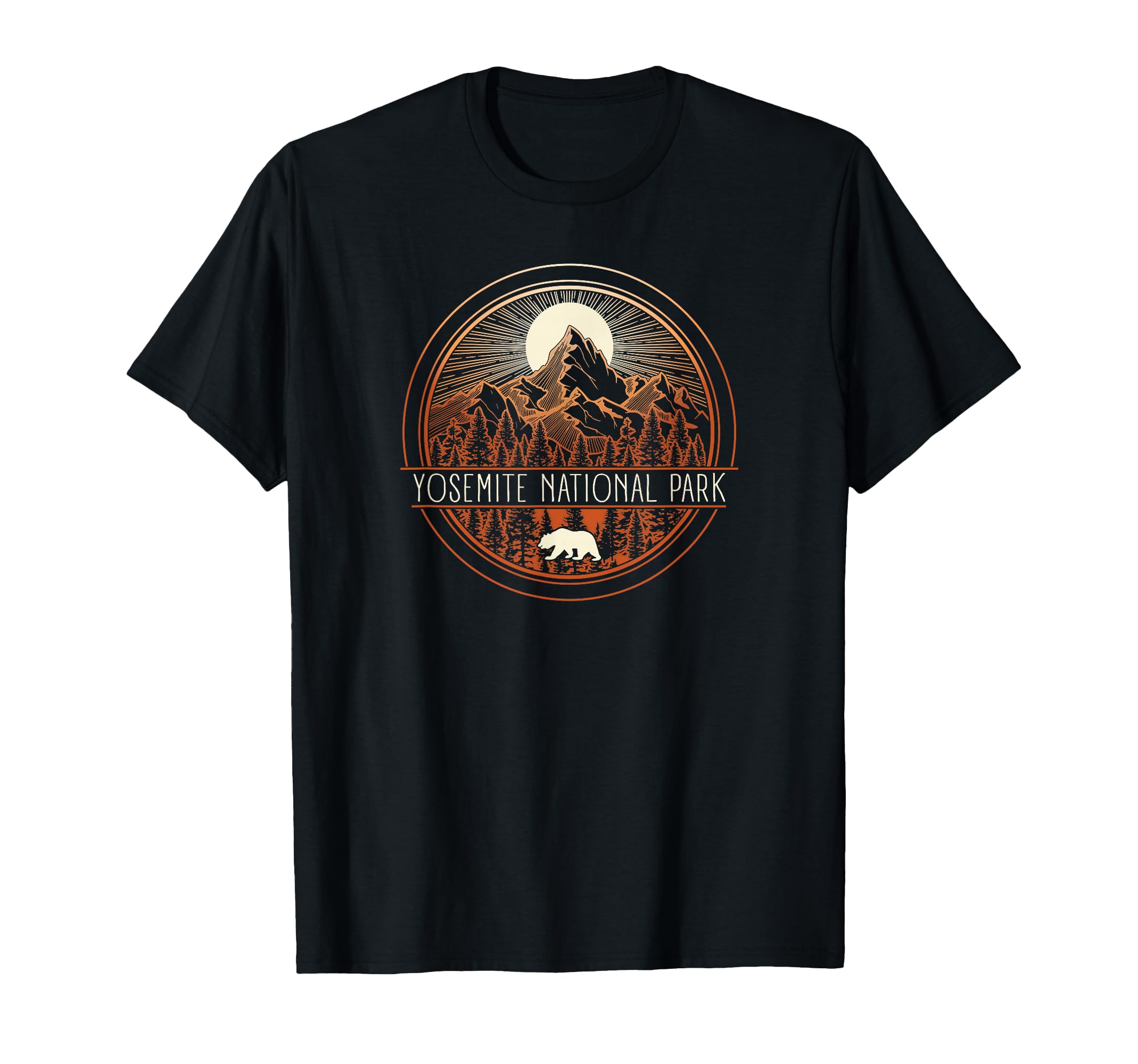 Yosemite National Park Mountain T-Shirt - Trendy Graphic for Adults - T-Shirt, Sweatshirt, Hoodie