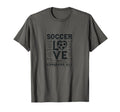Soccer Love Conquers All Inspirational T-Shirt - Trendy Graphic Unisex - T-Shirt, Sweatshirt, Hoodie