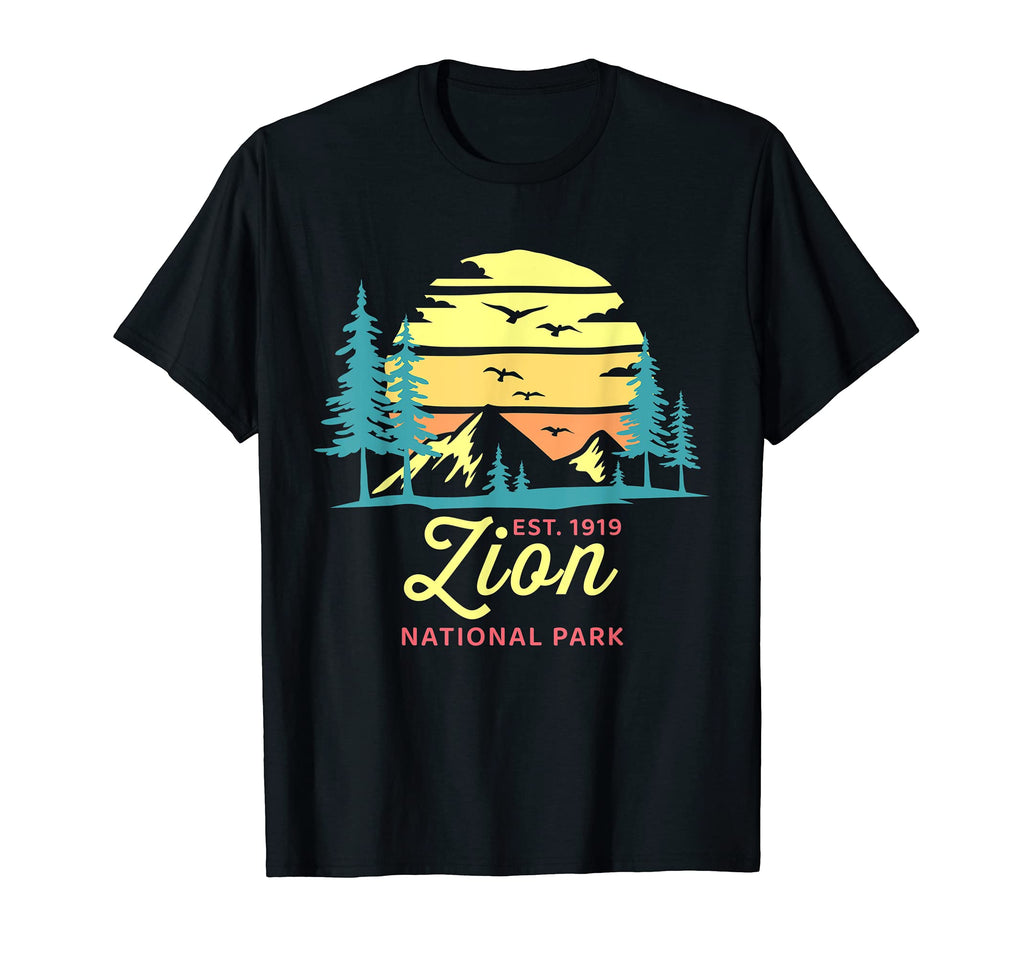 Zion National Park 1919 Utah T-Shirt - Minimalist Print Men Women - T-Shirt, Sweatshirt, Hoodie