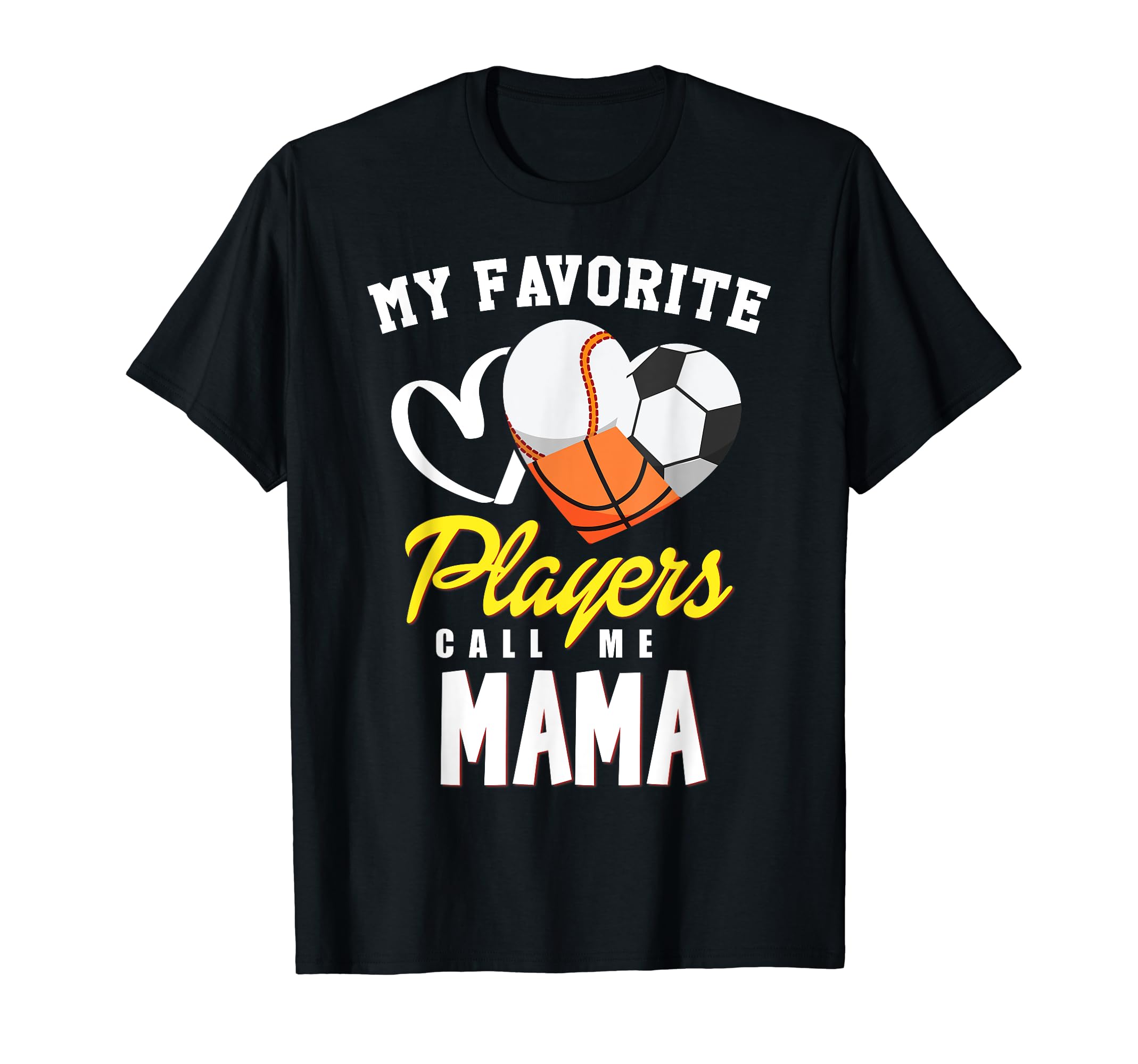 My Favorite Players Baseball Soccer T-Shirt - Minimalist Print Unisex - T-Shirt, Sweatshirt, Hoodie