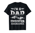 Im Dad And Engineer Nothing Scares Me T-Shirt - Minimalist Print Men Women - T-Shirt, Sweatshirt, Hoodie