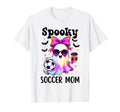 Spooky Soccer Mom Halloween Soccer T-Shirt - Fun Novelty Design for Adults - T-Shirt, Sweatshirt, Hoodie